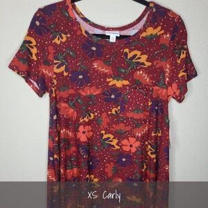 LuLaRoe Carly Dress XS NWT Floral